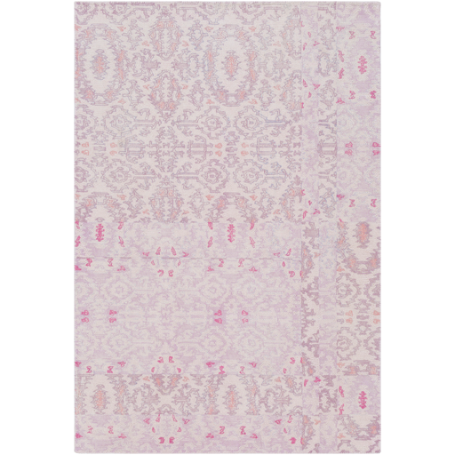 Antigua Rug in Blush and Mauve