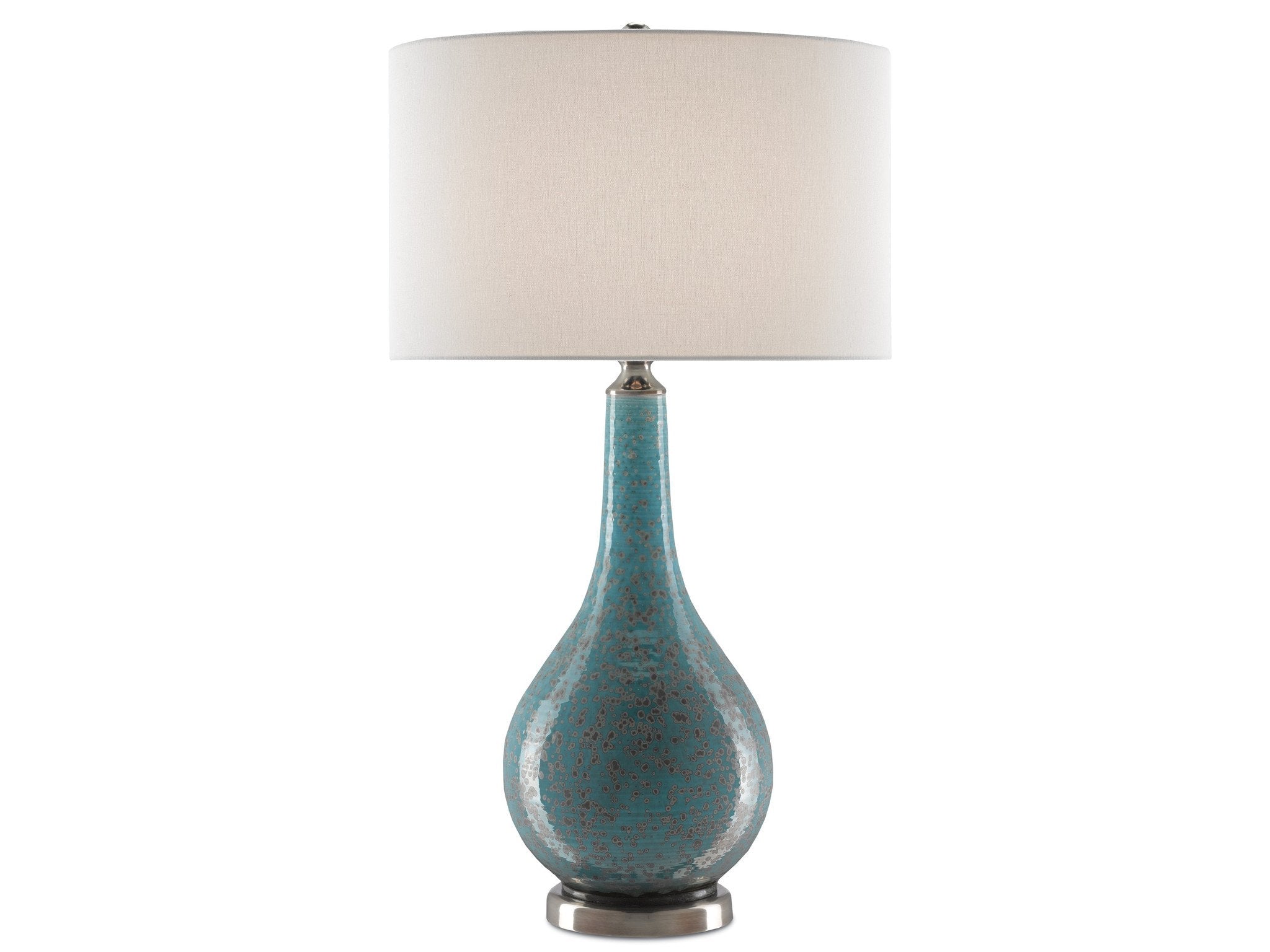 Antiqua Table Lamp in Turquoise design by Currey and Company