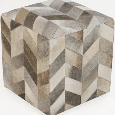 Appalachian Pouf in Taupe