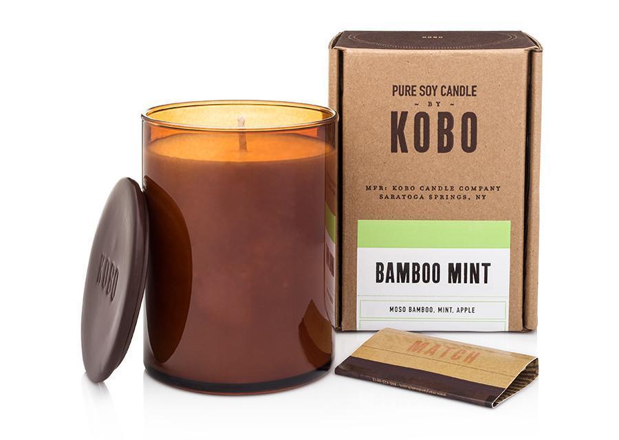 Bamboo Mint Candle design by Kobo Candles