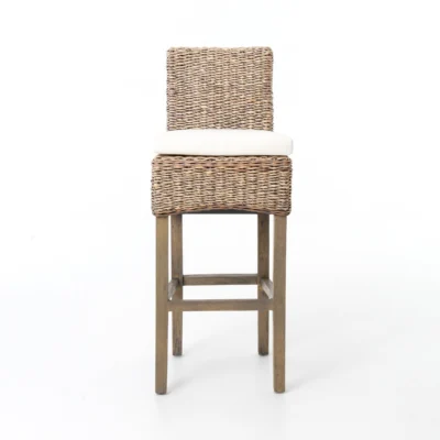 Banana Leaf Bar Stool w Cushion