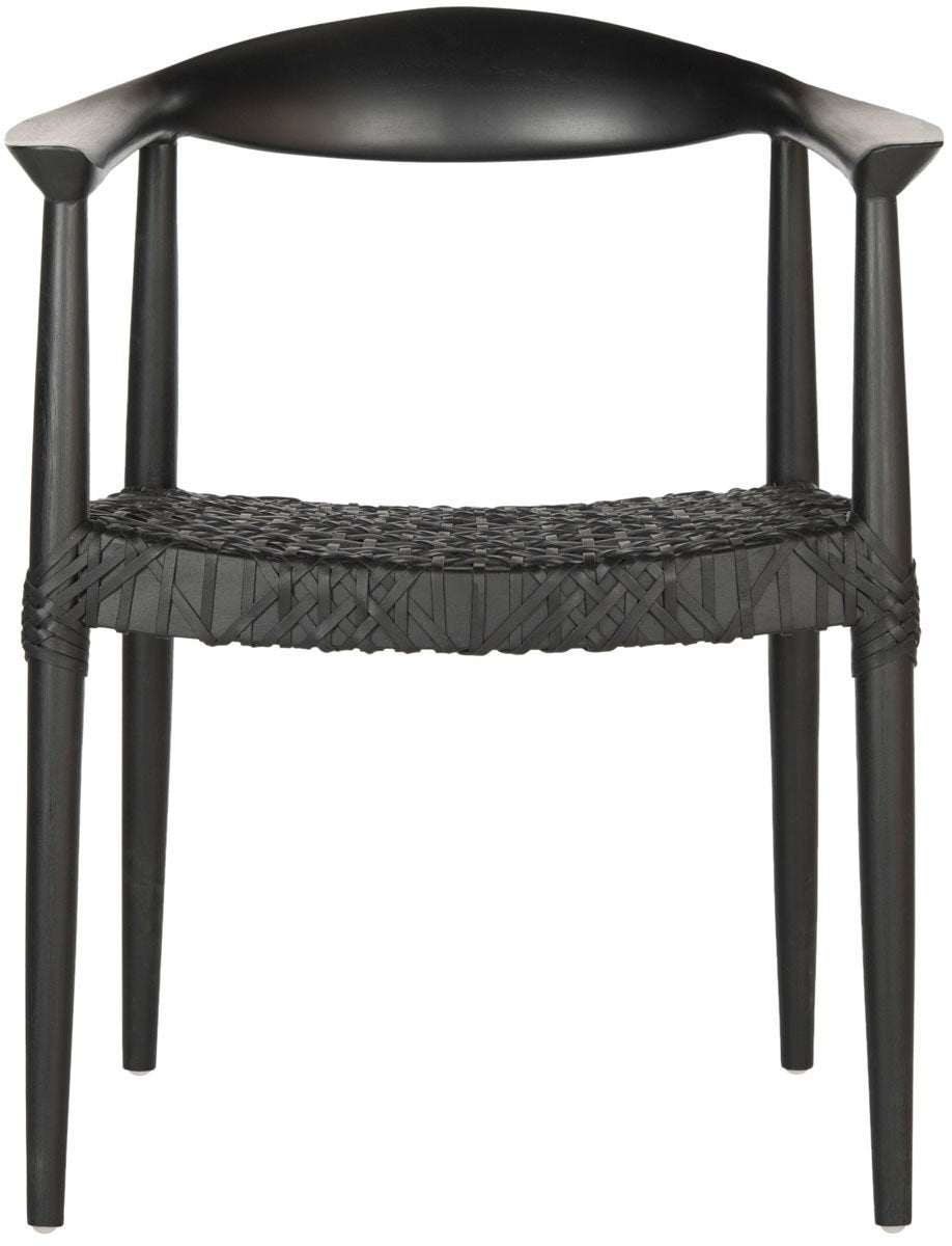 Bandelier Arm Chair in Black design by Safavieh