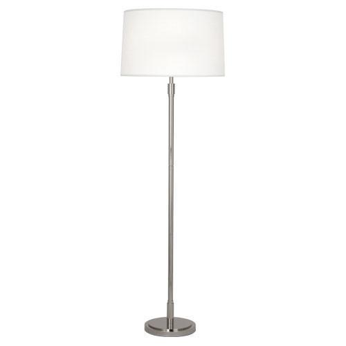 Bandit Floor Lamp in Polished Nickel design by Robert Abbey