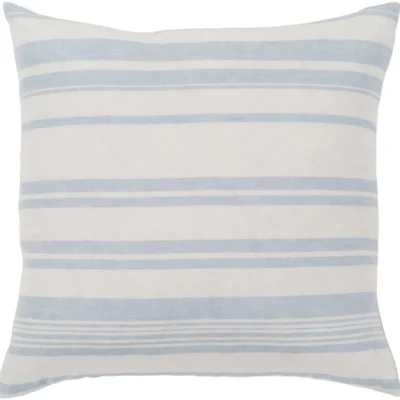 Baris Woven Pillow in Pale Blue