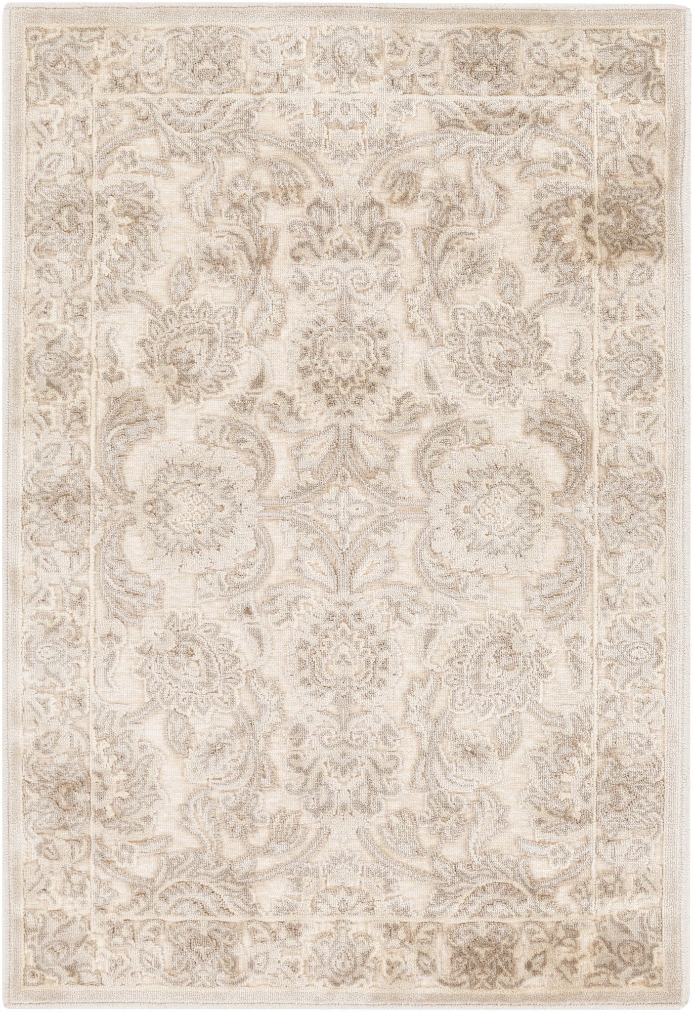 Basilica Rug in Beige and Grey