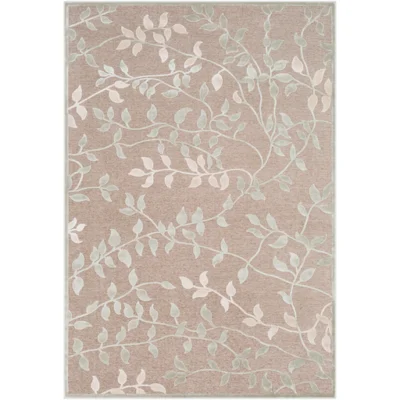 Basilica Rug in Sea Foam and Beige