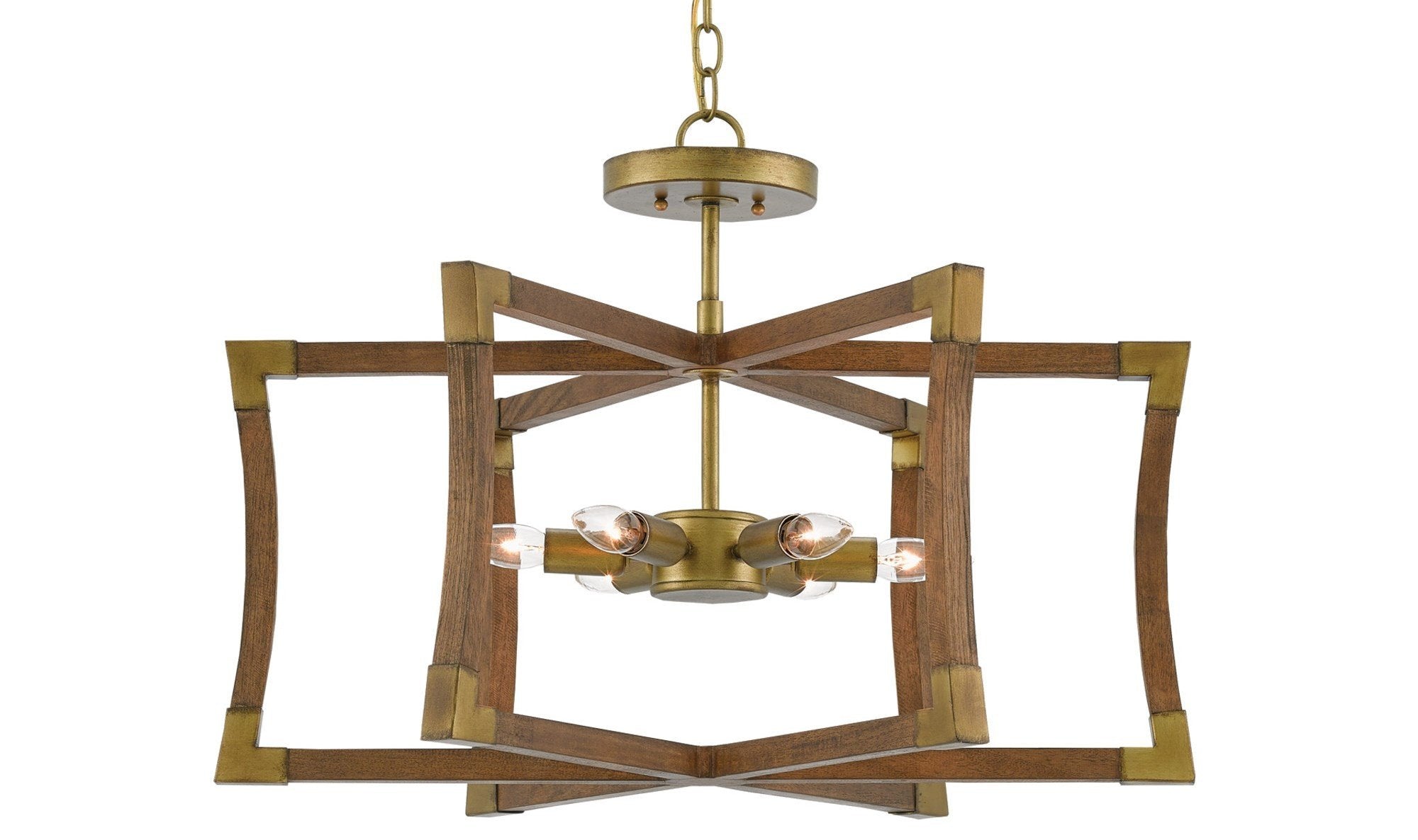 Bastian Semi Flush Mount design by Currey and Company