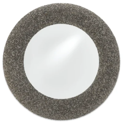 Batad Shell Round Mirror design by Currey and Company