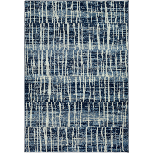 Baylee Rug in Dark Blue and Bright Blue