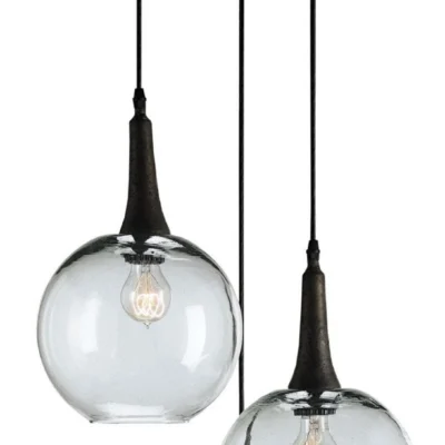 Beckett Trio Pendant design by Currey and Company