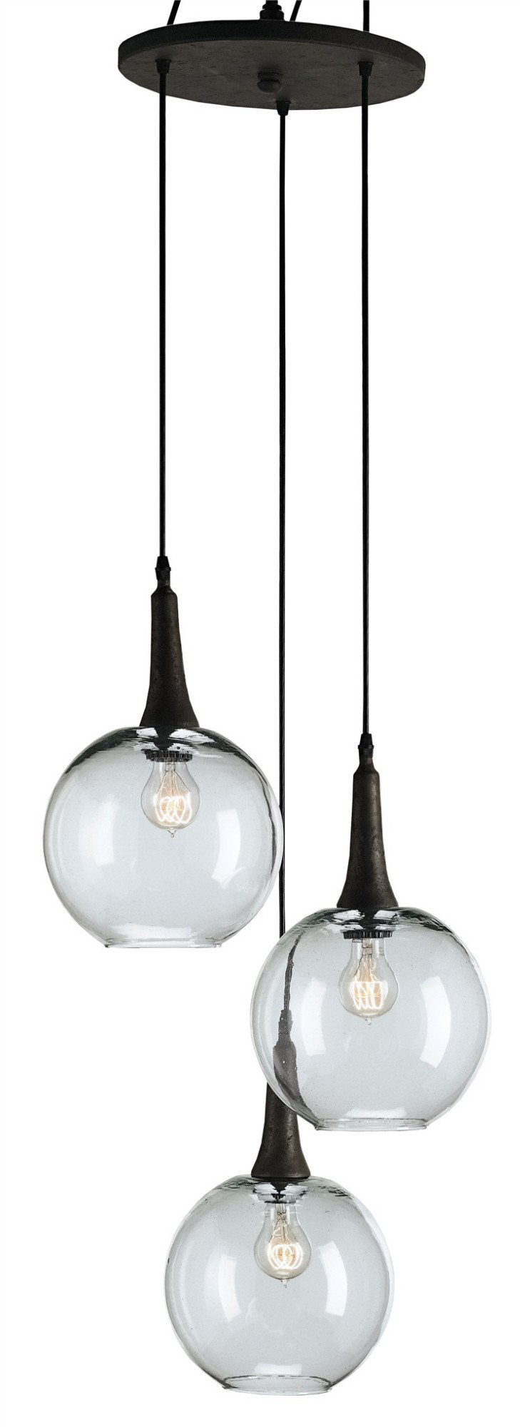 Beckett Trio Pendant design by Currey and Company