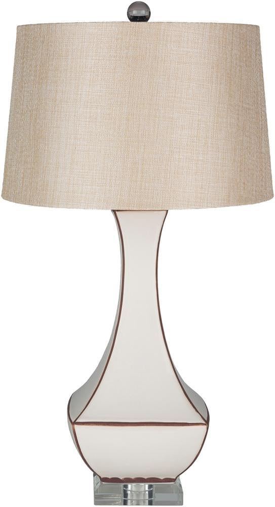 Belhaven Table Lamp in Ivory and Khaki