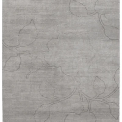 Bellagio Ruby Hand Knotted Rug in Grey design by Second Studio