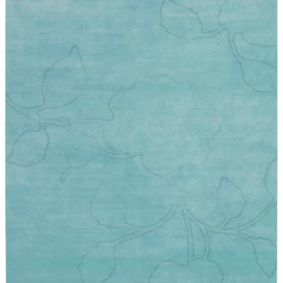 Bellagio Ruby Hand Knotted Rug in Light Blue design by Second Studio