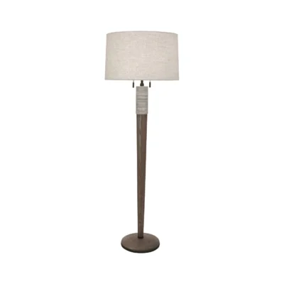 Berkley Floor Lamp w Various Shades design by Michael Berman