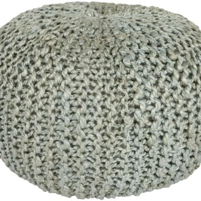 Bermuda Pouf in Light Grey