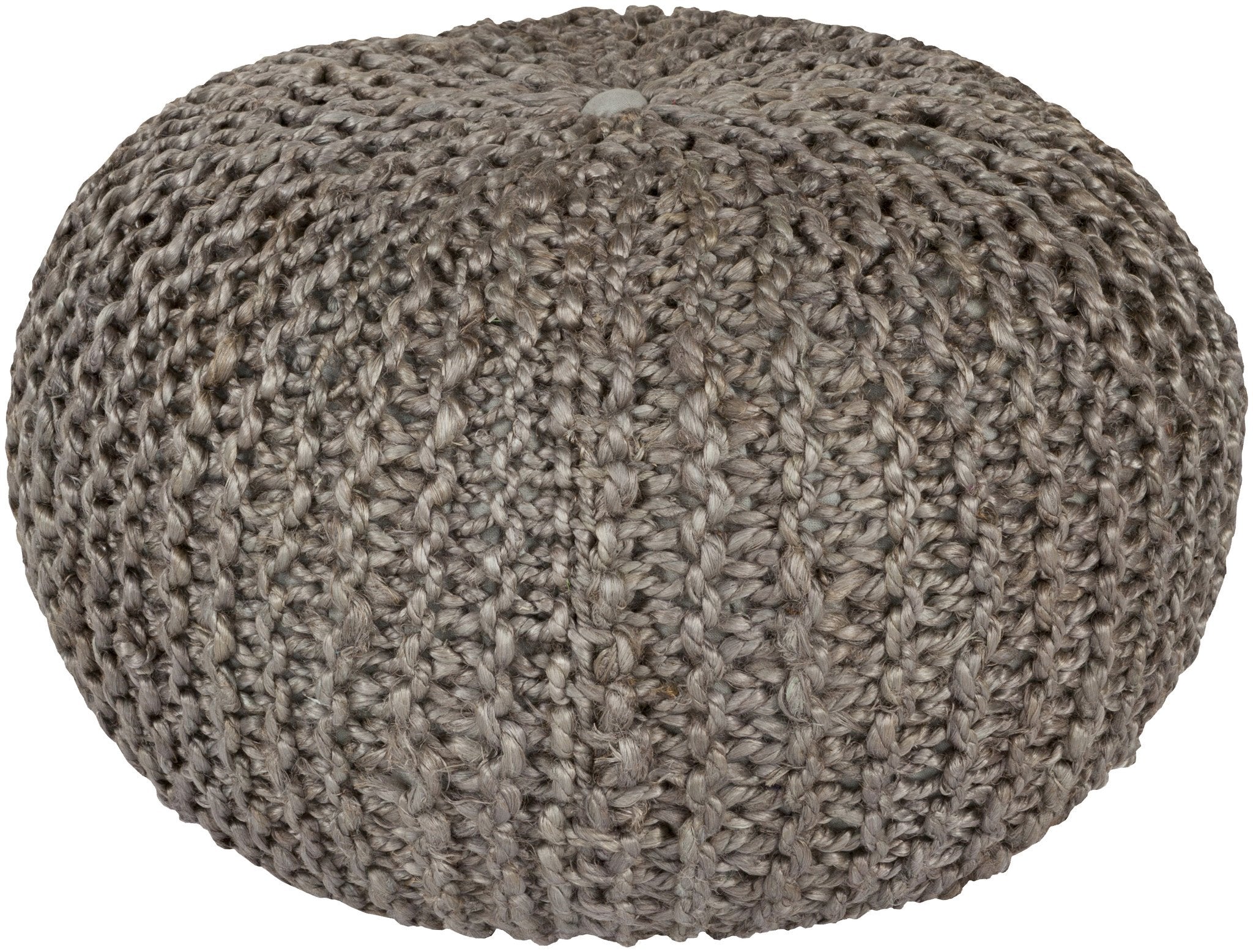 Bermuda Pouf in Medium Grey