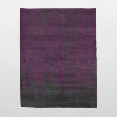 Beverly Night Glow Collection Wool and Viscose Area Rug in Assorted Colors design by Second Studio