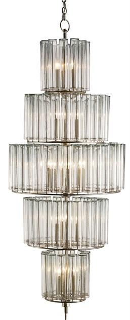 Bevilacqua Large Chandelier design by Currey and Company