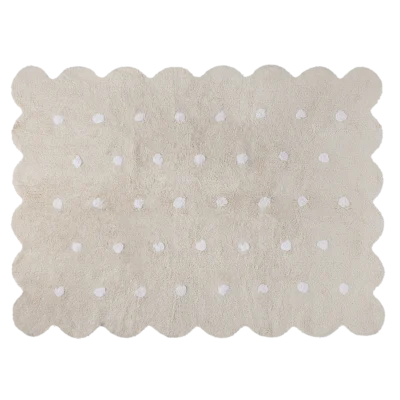 Biscuit Rug in Beige design by Lorena Canals