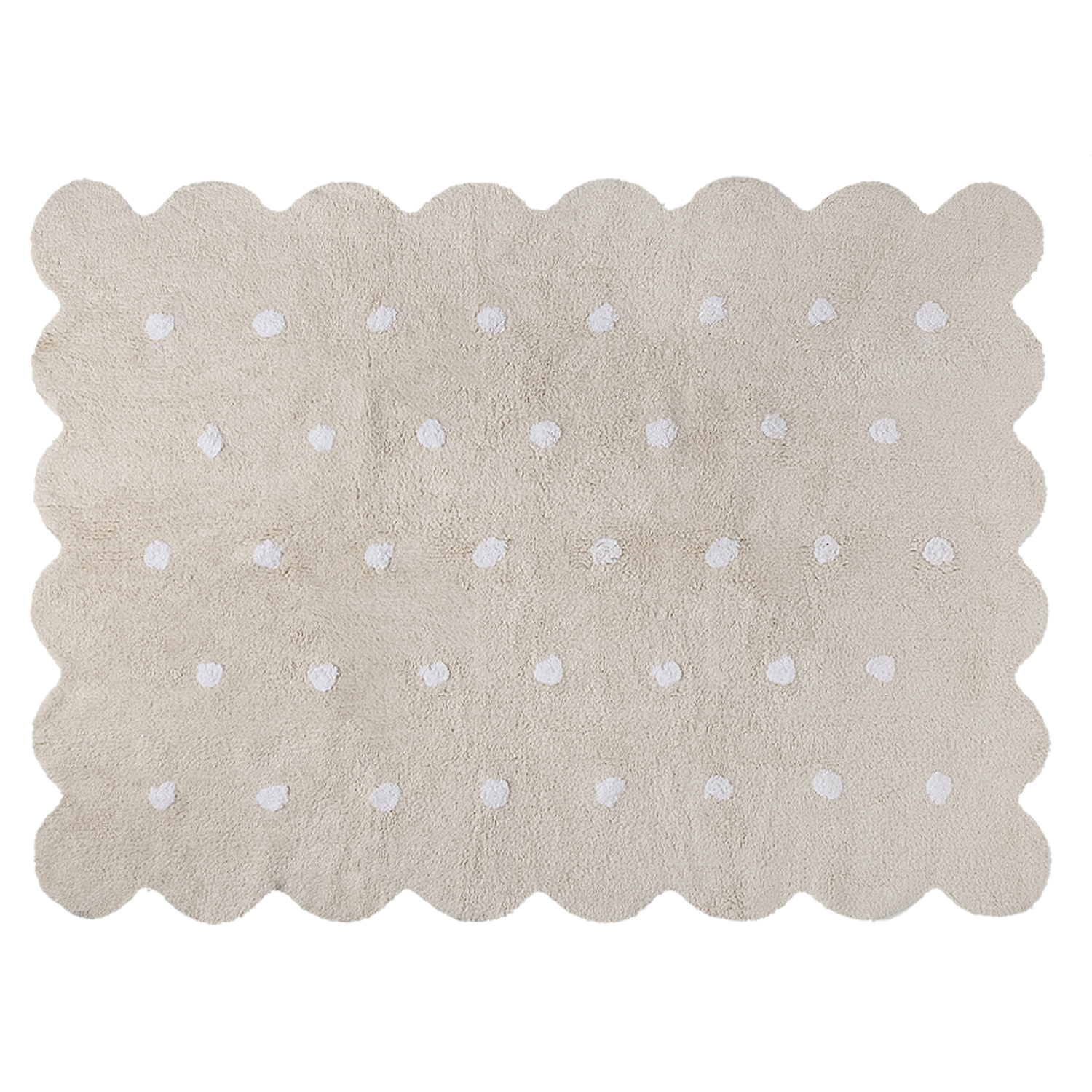 Biscuit Rug in Beige design by Lorena Canals