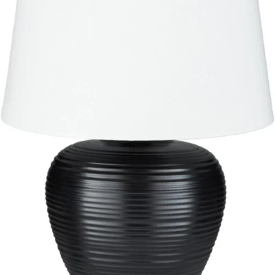 Bixby Table Lamp in Black and White