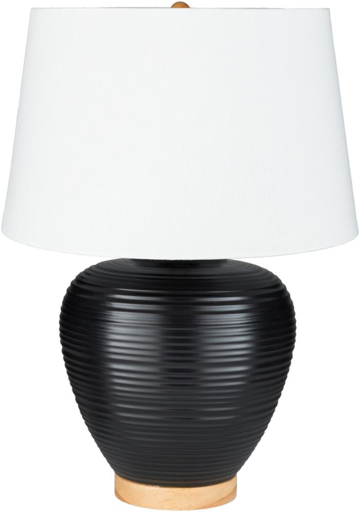 Bixby Table Lamp in Black and White