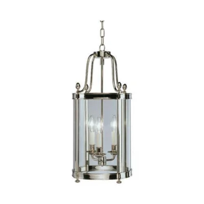 Blake 10 Diameter Pendant in Polished Nickel design by Robert Abbey