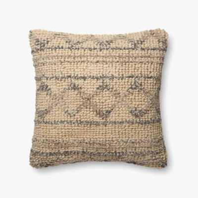 Blue and Natural Pillow by ED Ellen DeGeneres Crafted by Loloi