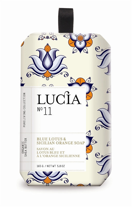 Blue Lotus and Sicilian Orange Soap design by Lucia