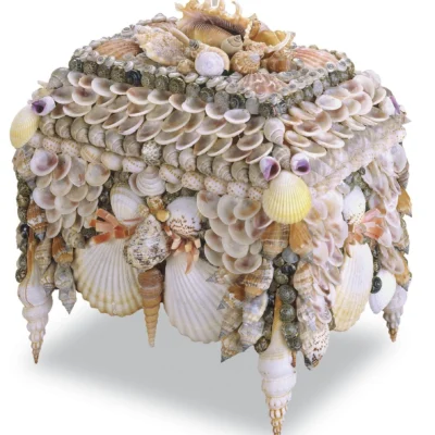 Boardwalk Shell Jewelry Box design by Currey and Company