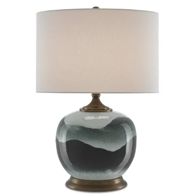 Boreal Table Lamp in Green design by Currey and Company