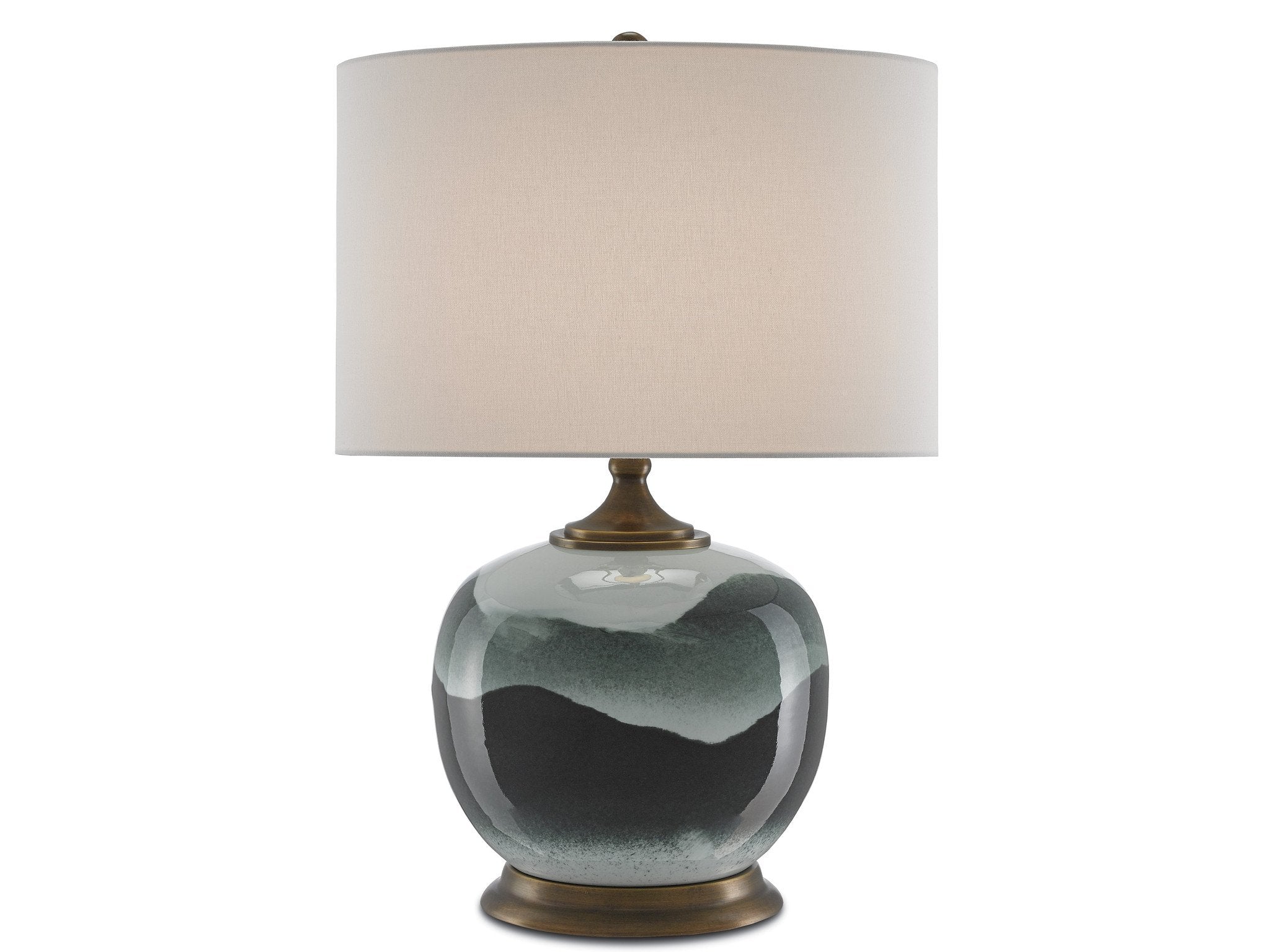 Boreal Table Lamp in Green design by Currey and Company