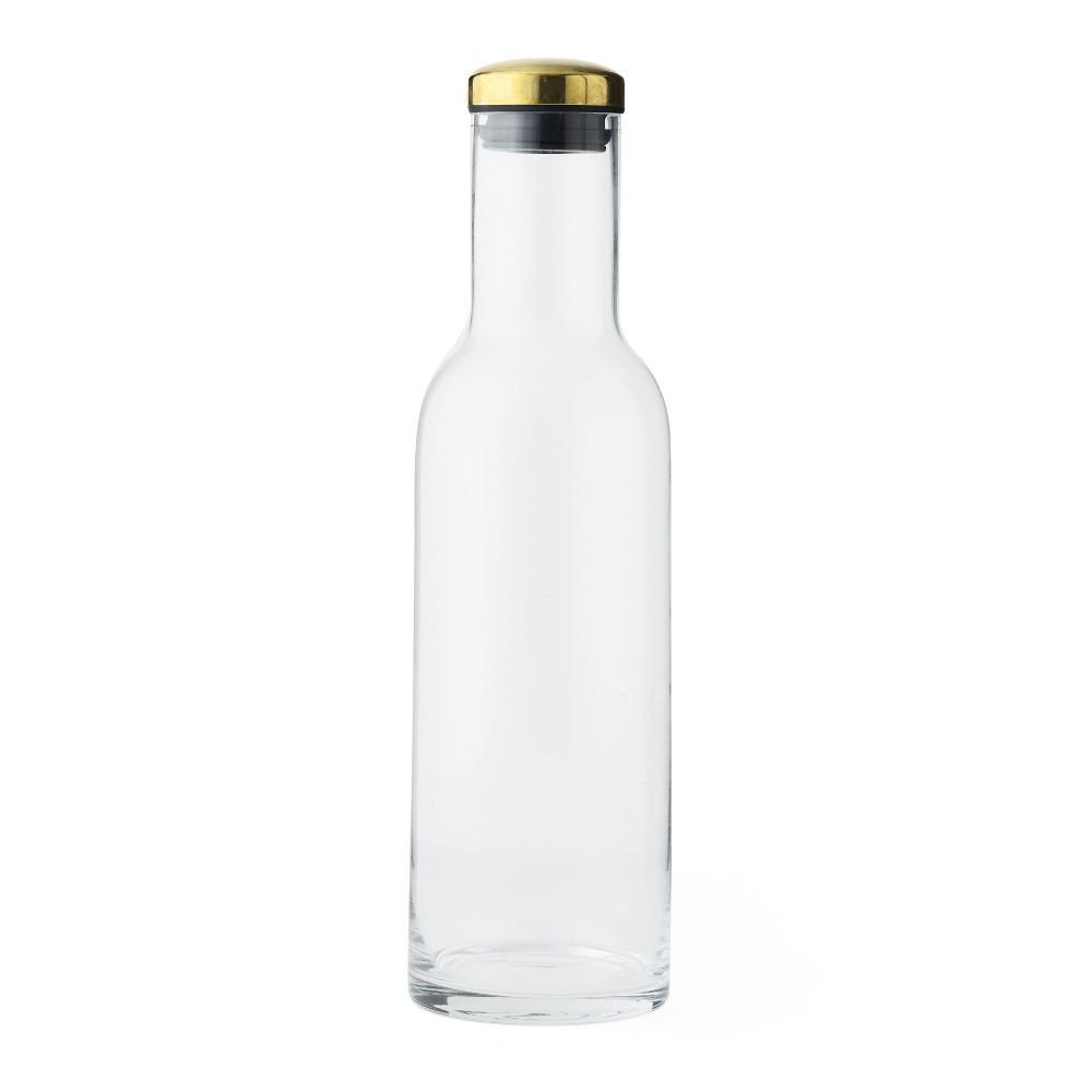 Bottle Carafe w Brass Lid in Various Sizes design by Menu