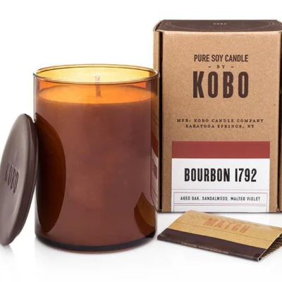 Bourbon 1792 Candle design by Kobo Candles