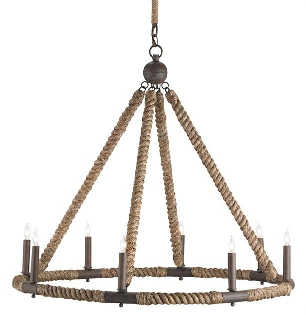 Bowline Chandelier design by Currey and Company