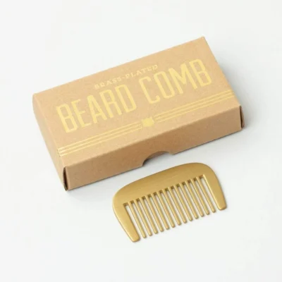 Brass Beard Comb