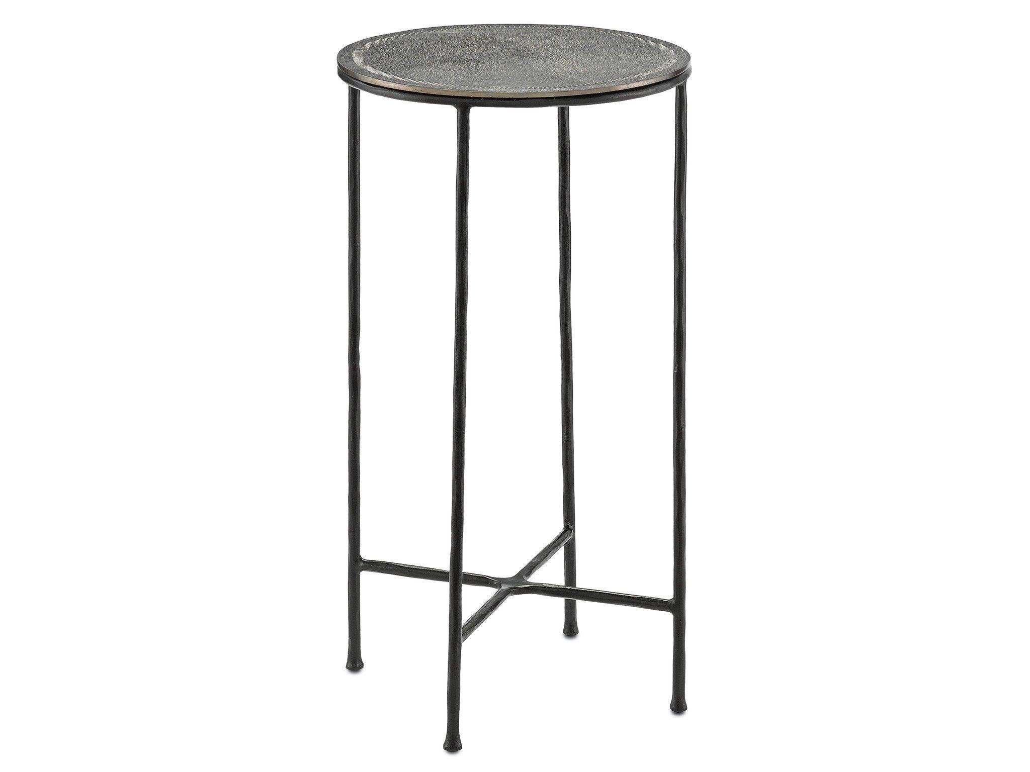 Brett Drinks Table in Black design by Currey and Company