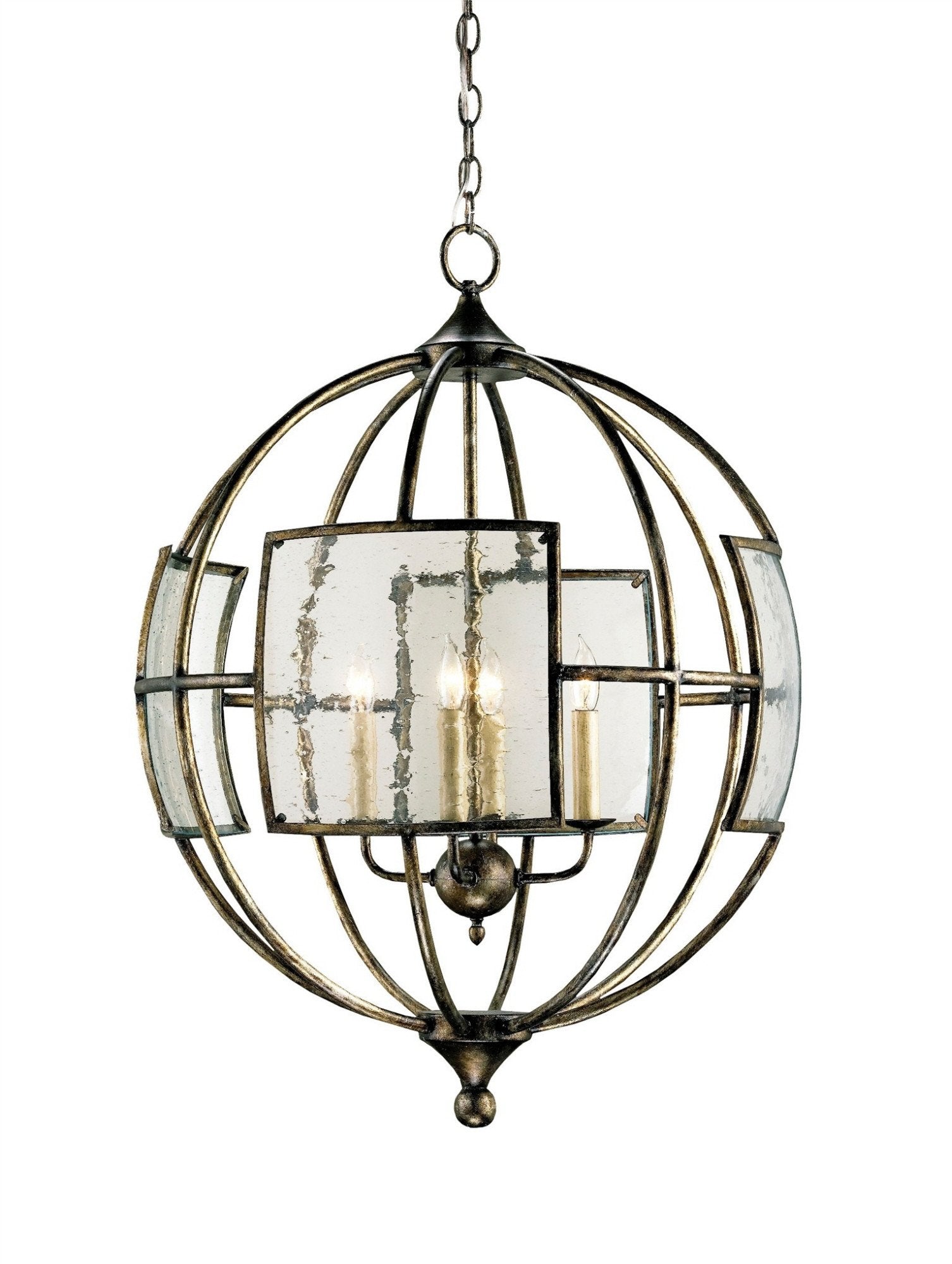 Broxton Orb Chandelier design by Currey and Company