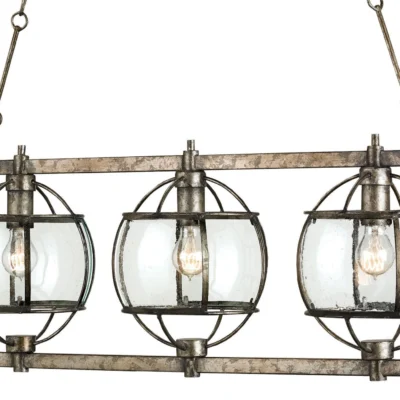 Broxton Rectangular Chandelier design by Currey and Company