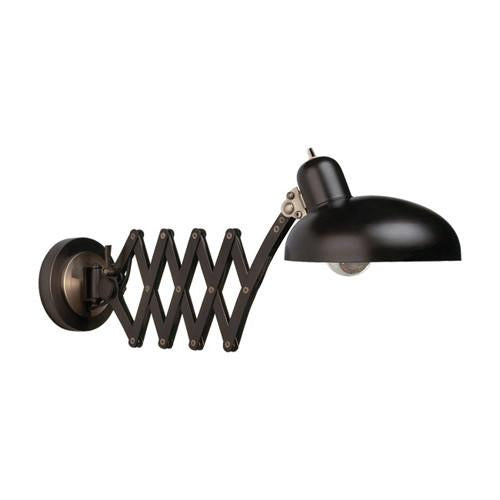 Bruno Swing Arm Sconce design by Robert Abbey