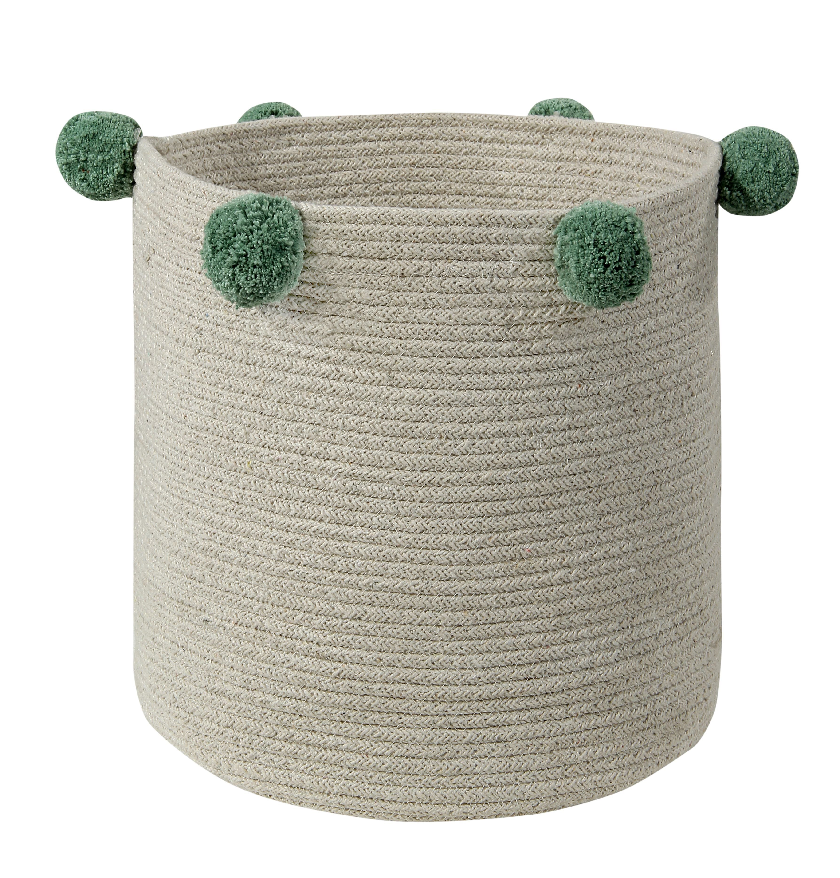 Bubbly Basket in Natural and Green design by Lorena Canals