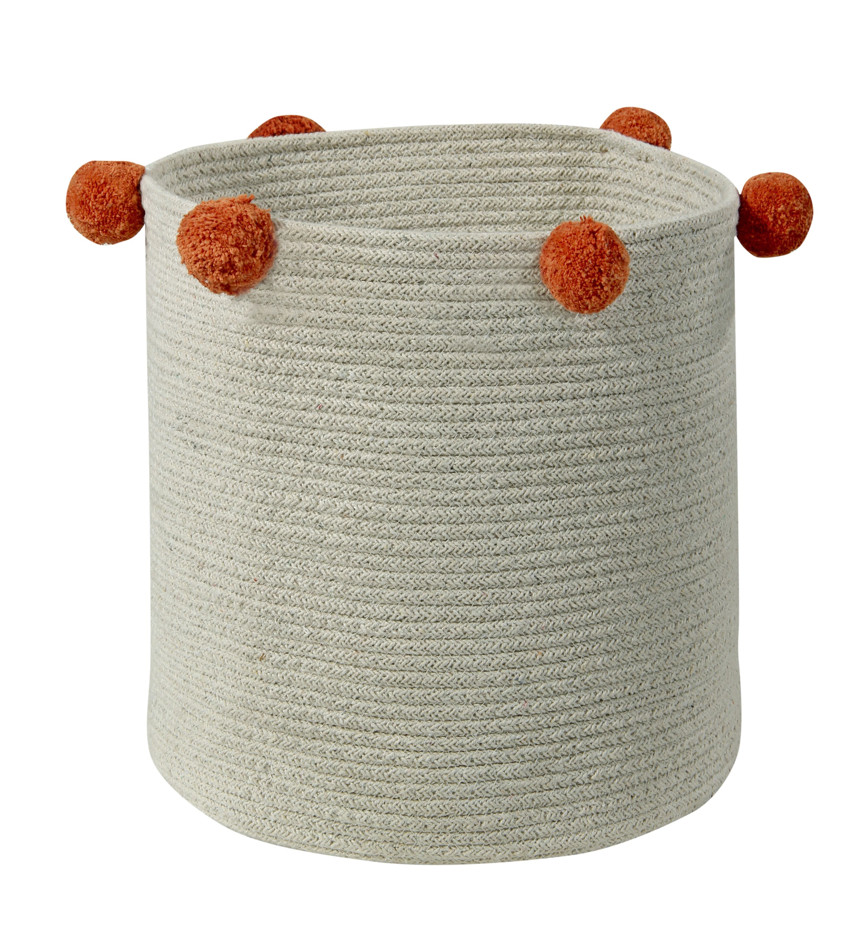 Bubbly Basket in Natural and Terracota design by Lorena Canals