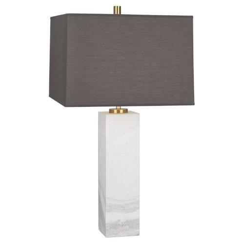 Canaan Table Lamp w Smoke Grey Shade design by Jonathan Adler