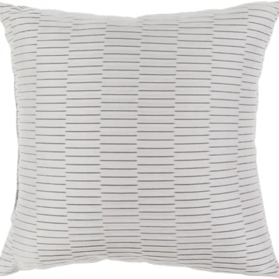 Caplin Woven Pillow in Light Gray by Bella Dura