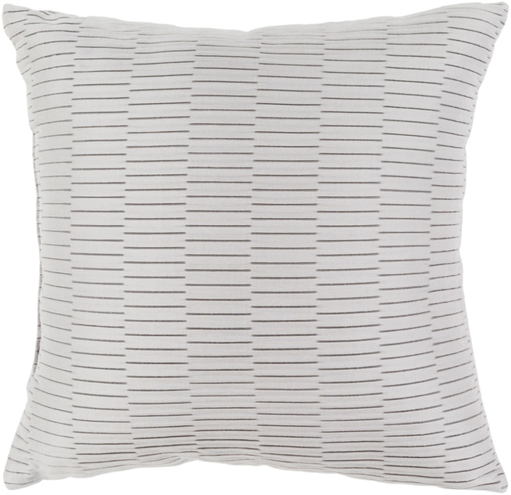 Caplin Woven Pillow in Light Gray by Bella Dura