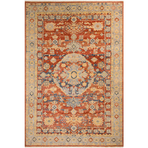 Cappadocia Rug in Rust and Clay