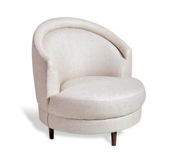 Capri Swivel Cream Lounge Chair design by Interlude Home