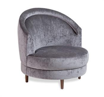 Capri Swivel Gray Lounge Chair design by Interlude Home