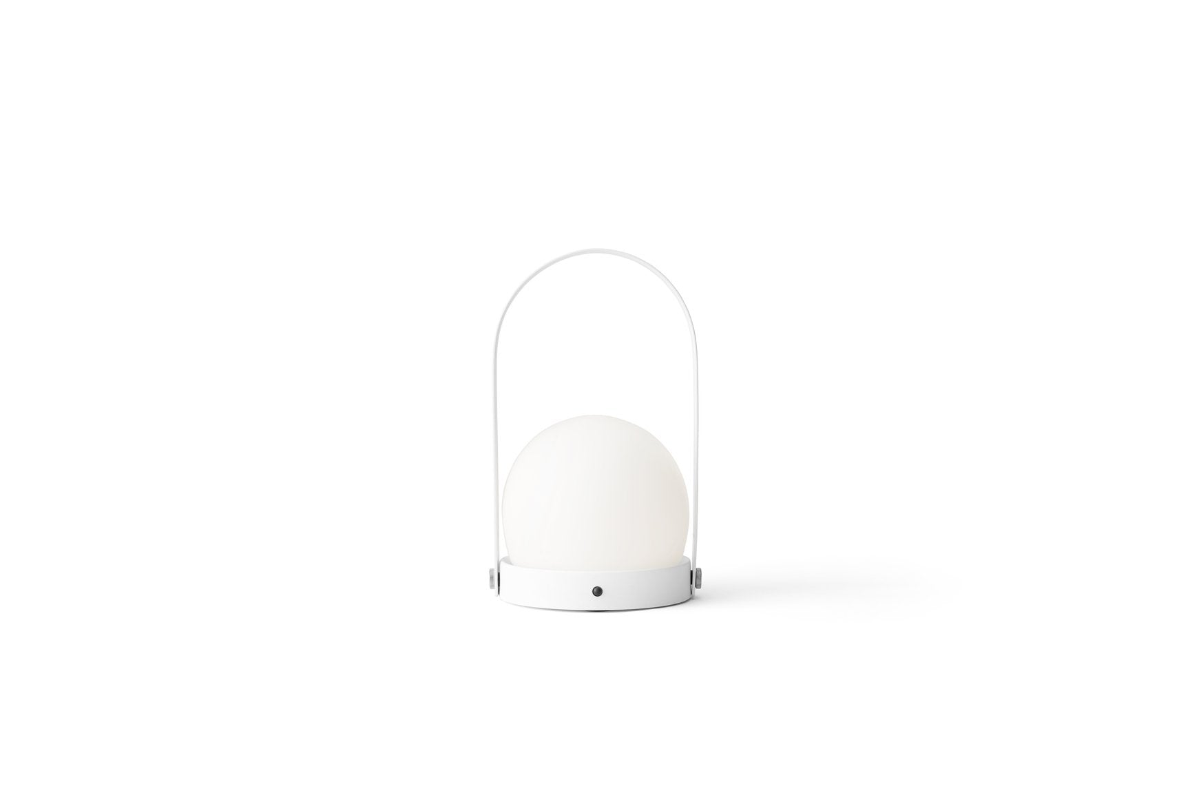 Carrie Portable LED Lamp in White design by Menu